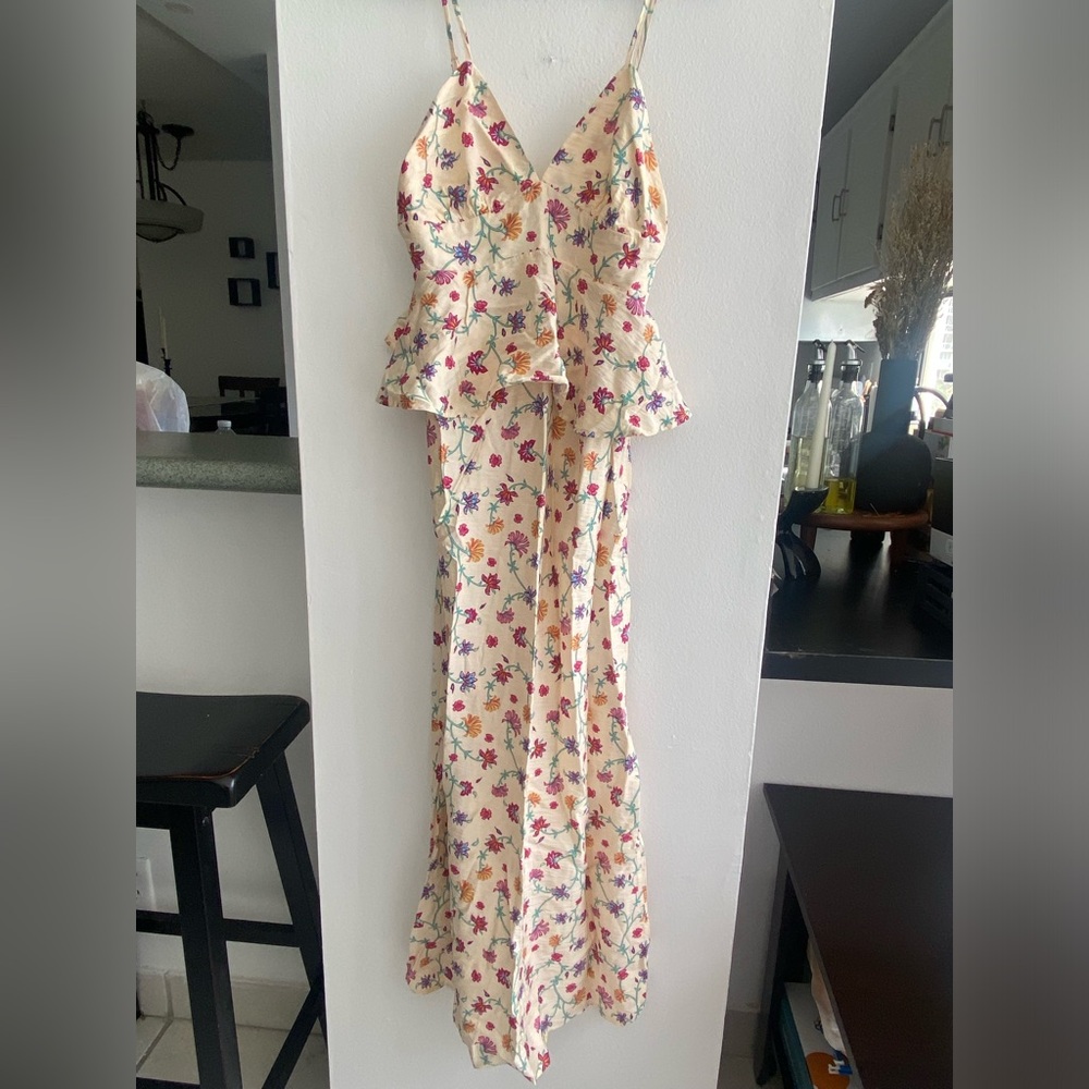 Floral Sleeveless Maxi Dress